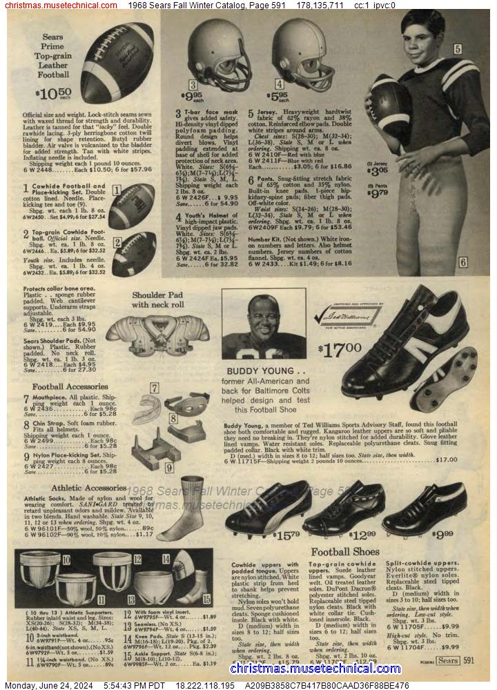 1968 Sears Fall Winter Catalog, Page 591