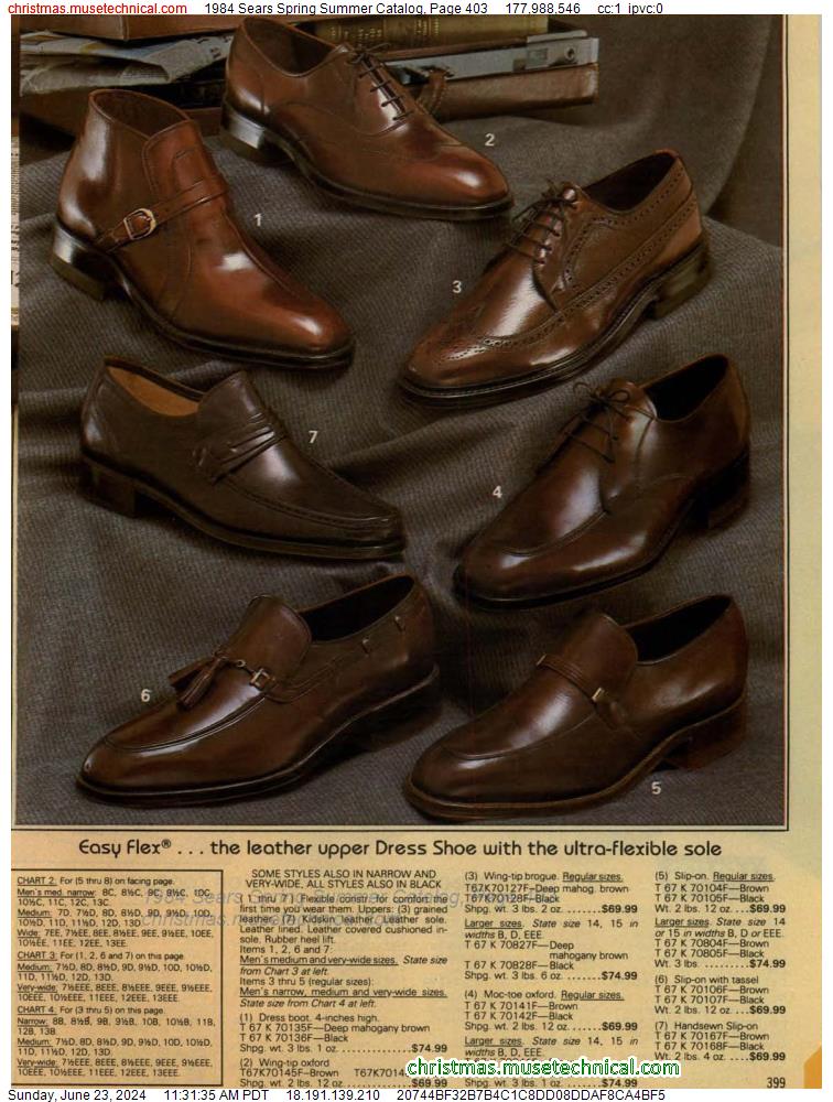 1984 Sears Spring Summer Catalog, Page 403