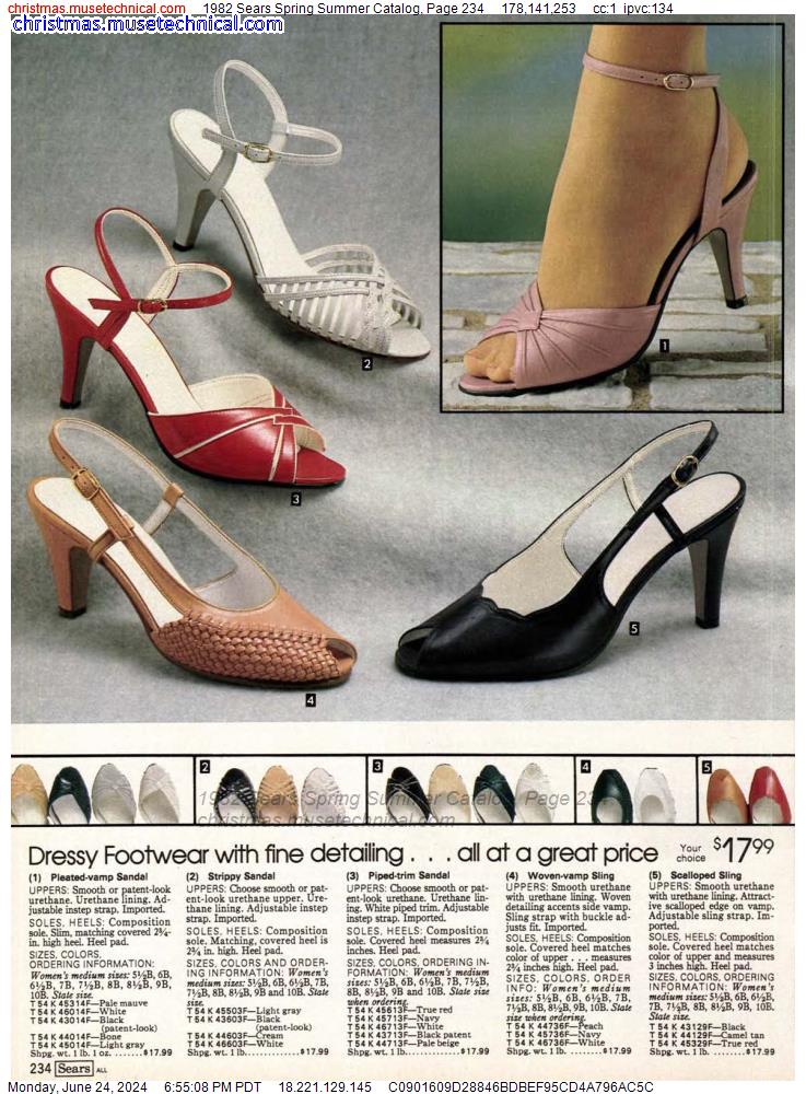 1982 Sears Spring Summer Catalog, Page 234