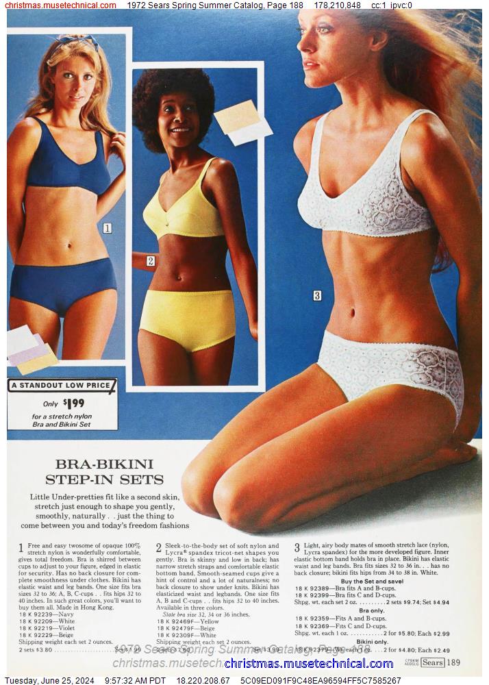 1972 Sears Spring Summer Catalog, Page 188