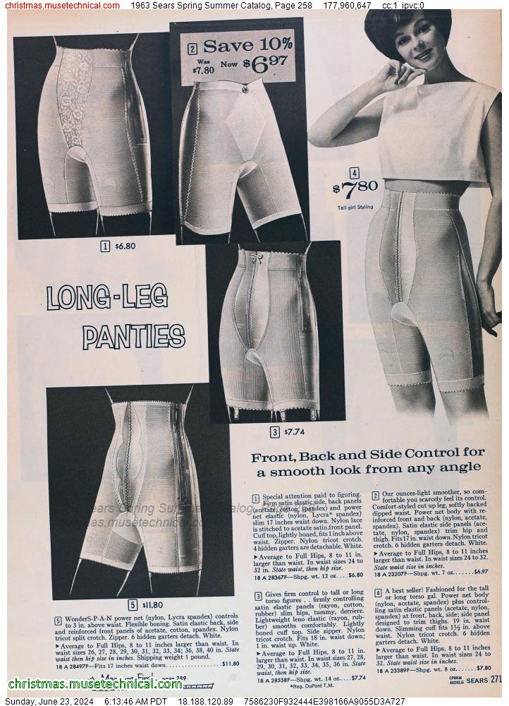 1963 Sears Spring Summer Catalog, Page 258