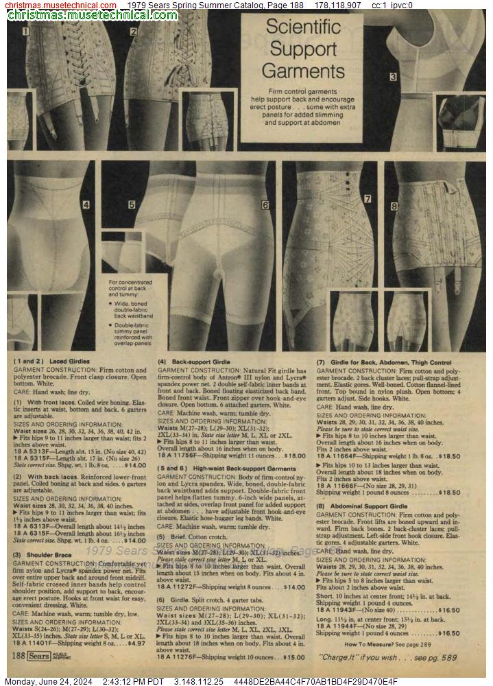 1979 Sears Spring Summer Catalog, Page 188