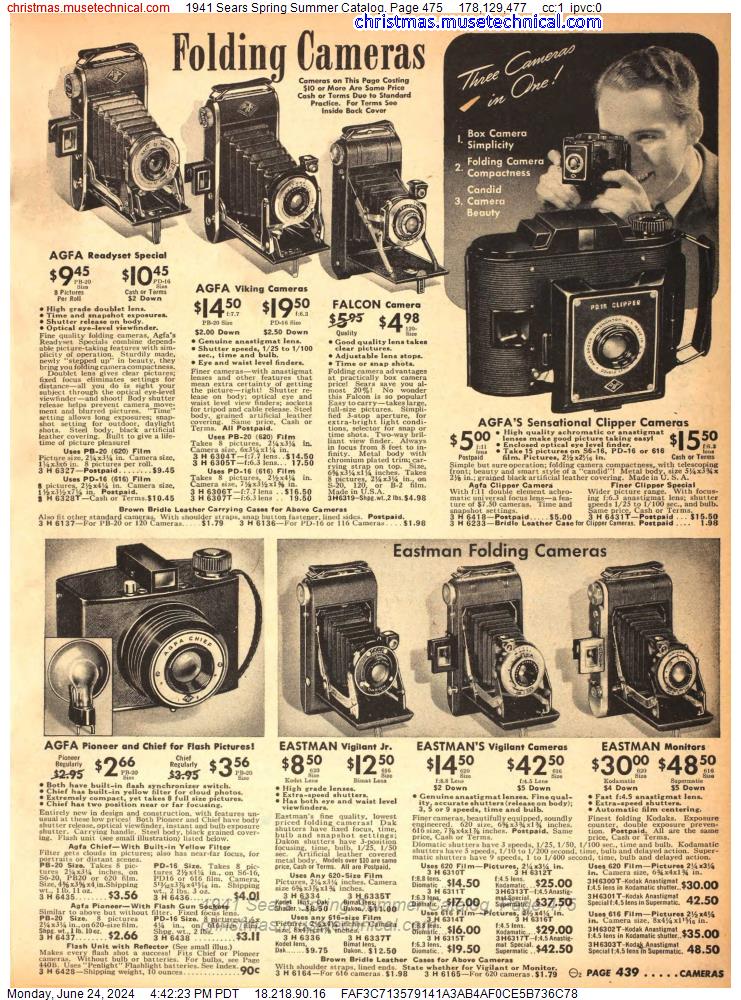 1941 Sears Spring Summer Catalog, Page 475