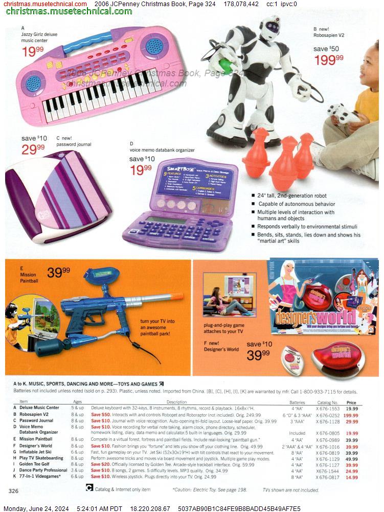 2006 JCPenney Christmas Book, Page 324