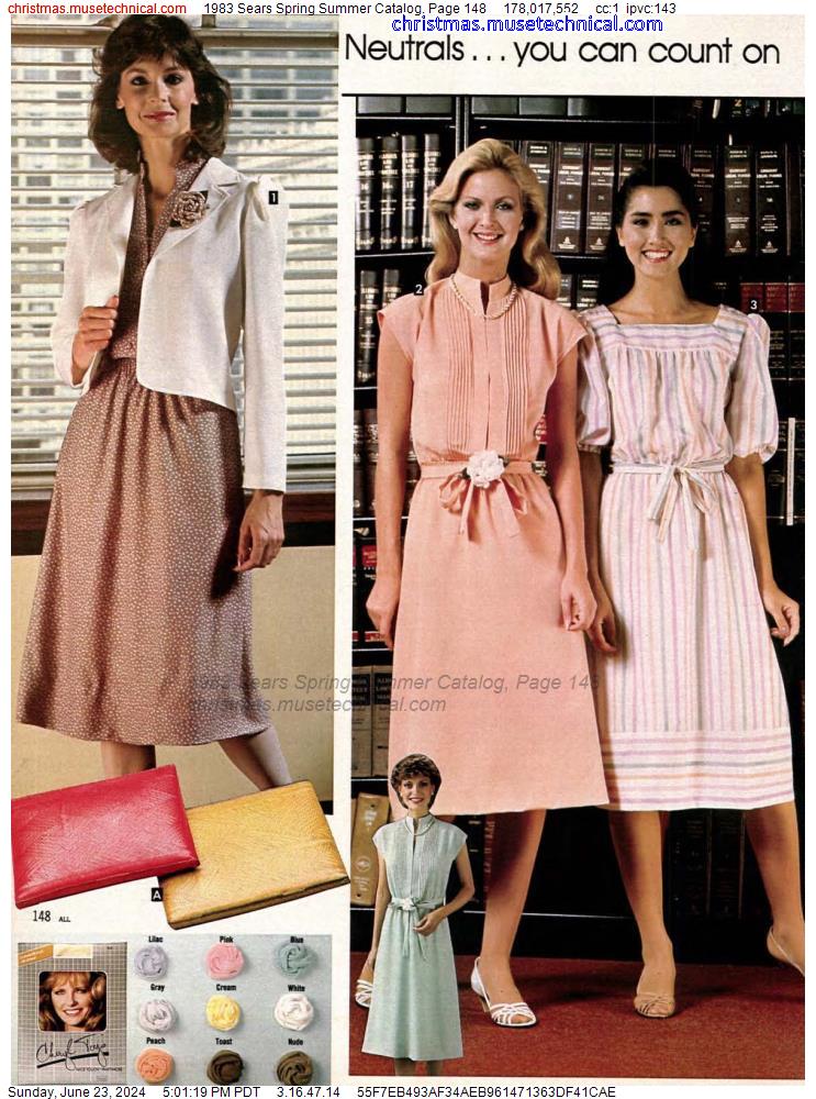 1983 Sears Spring Summer Catalog, Page 148