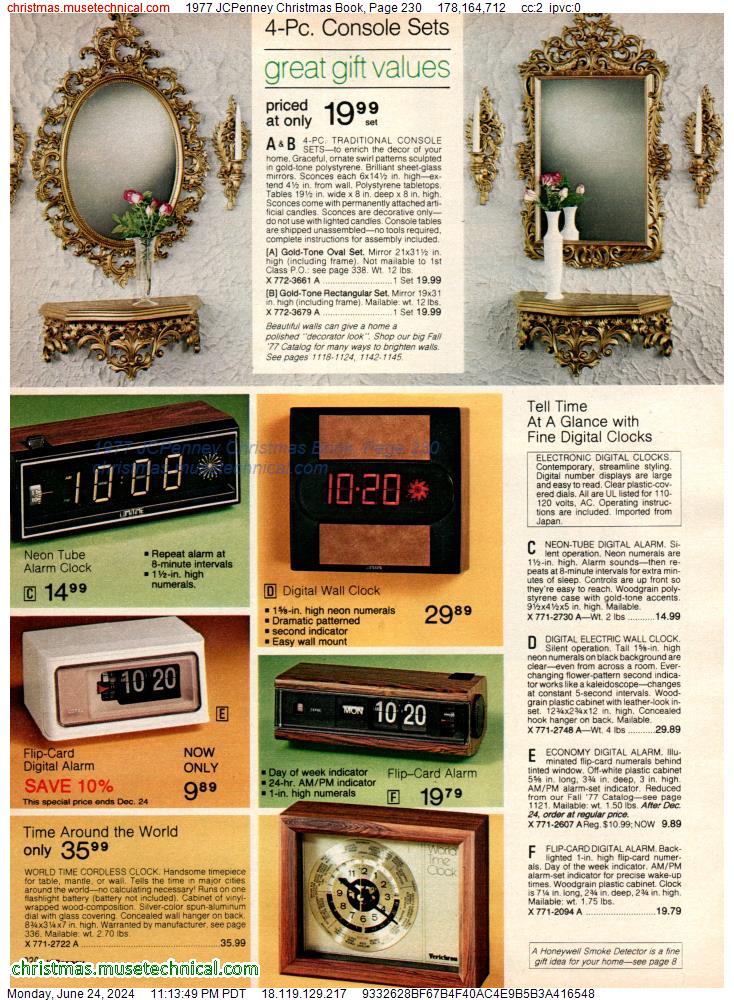 1977 JCPenney Christmas Book, Page 230