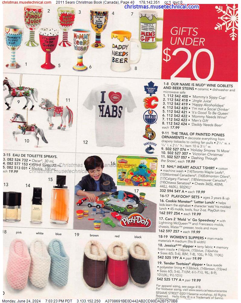 2011 Sears Christmas Book (Canada), Page 40