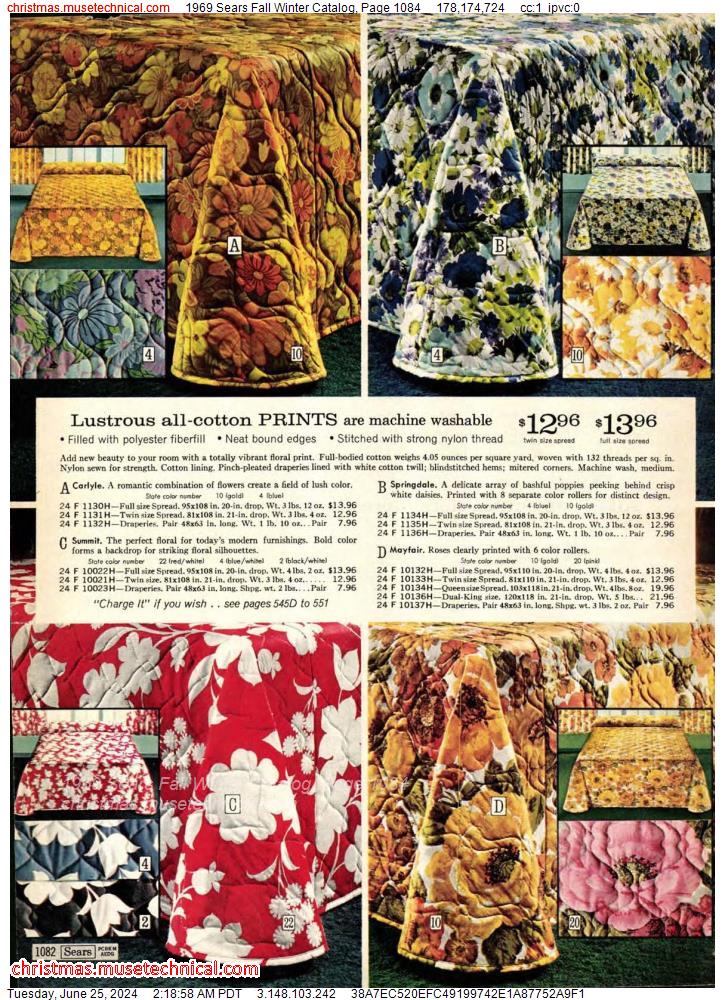 1969 Sears Fall Winter Catalog, Page 1084