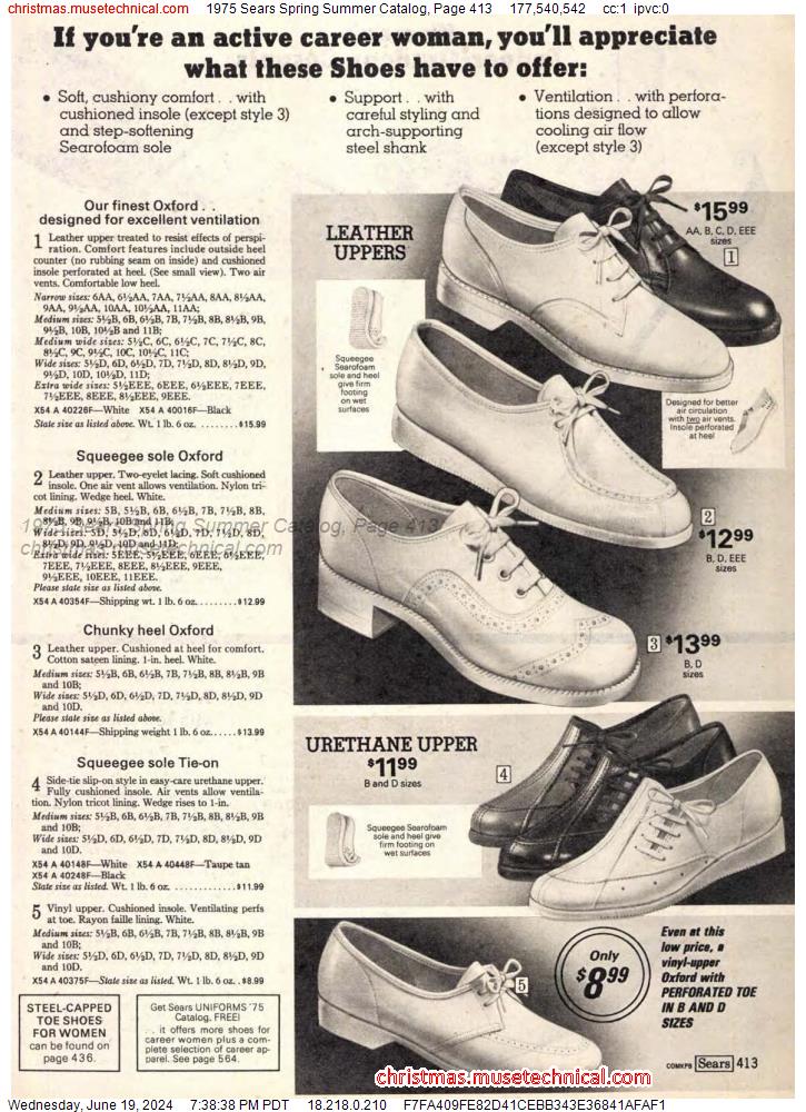 1975 Sears Spring Summer Catalog, Page 413