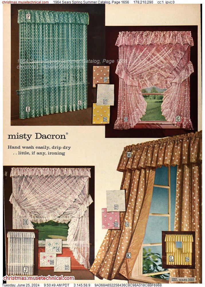 1964 Sears Spring Summer Catalog, Page 1656