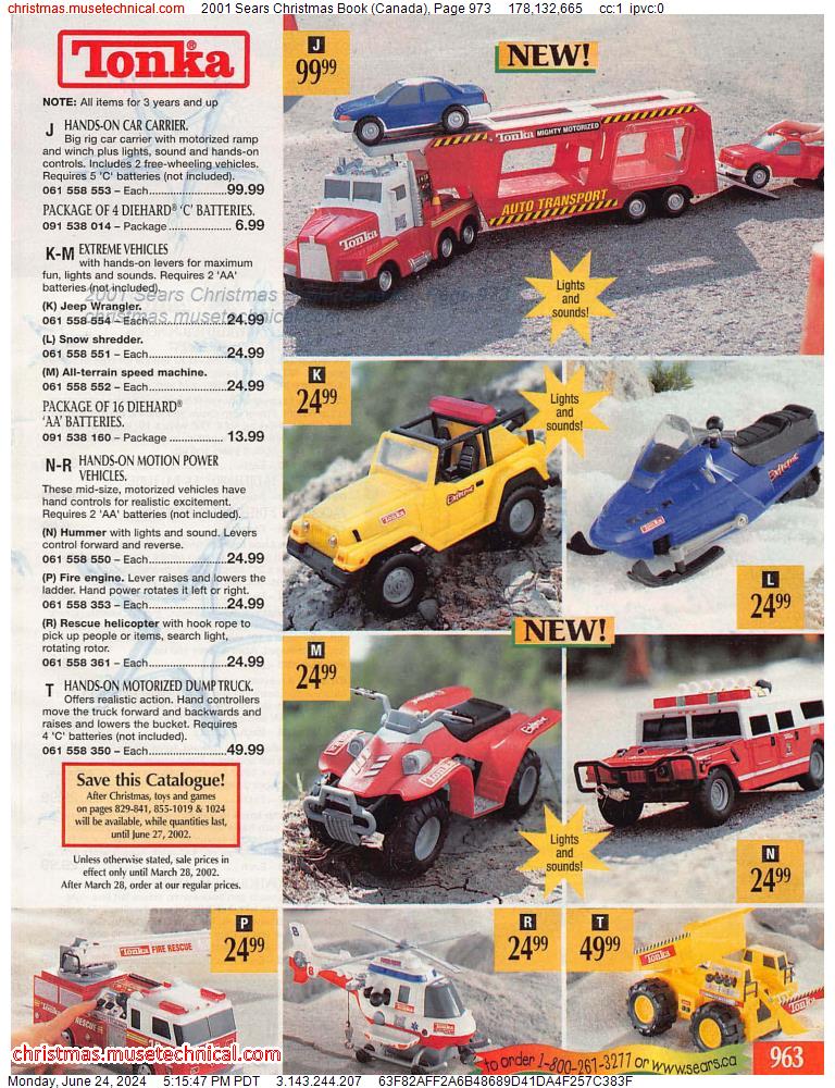 2001 Sears Christmas Book (Canada), Page 973