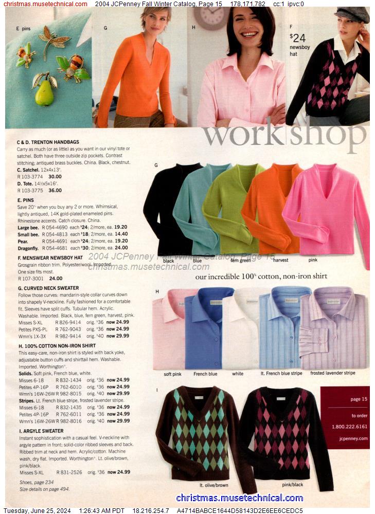 2004 JCPenney Fall Winter Catalog, Page 15
