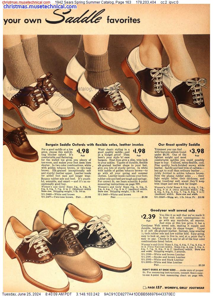 1942 Sears Spring Summer Catalog, Page 163