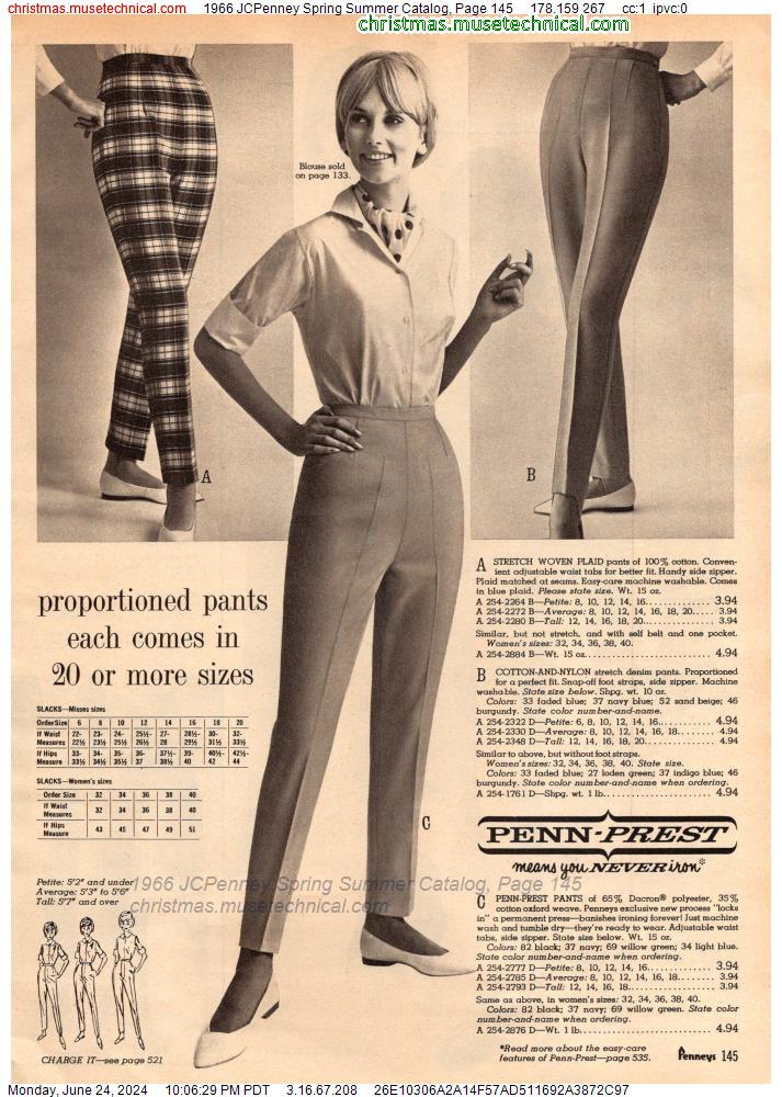 1966 JCPenney Spring Summer Catalog, Page 145