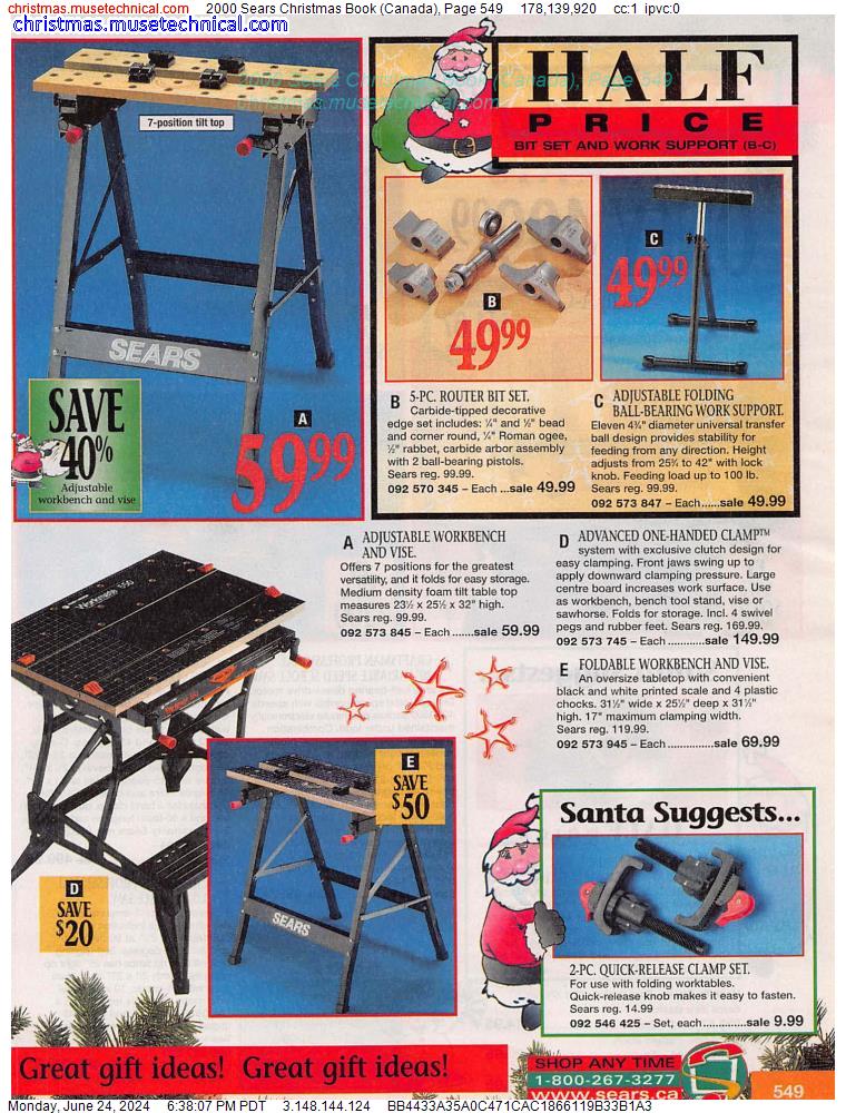 2000 Sears Christmas Book (Canada), Page 549
