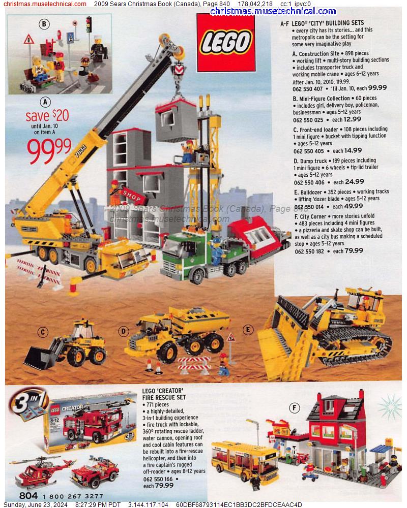 2009 Sears Christmas Book (Canada), Page 840