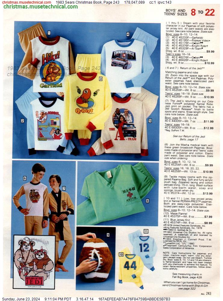 1983 Sears Christmas Book, Page 243