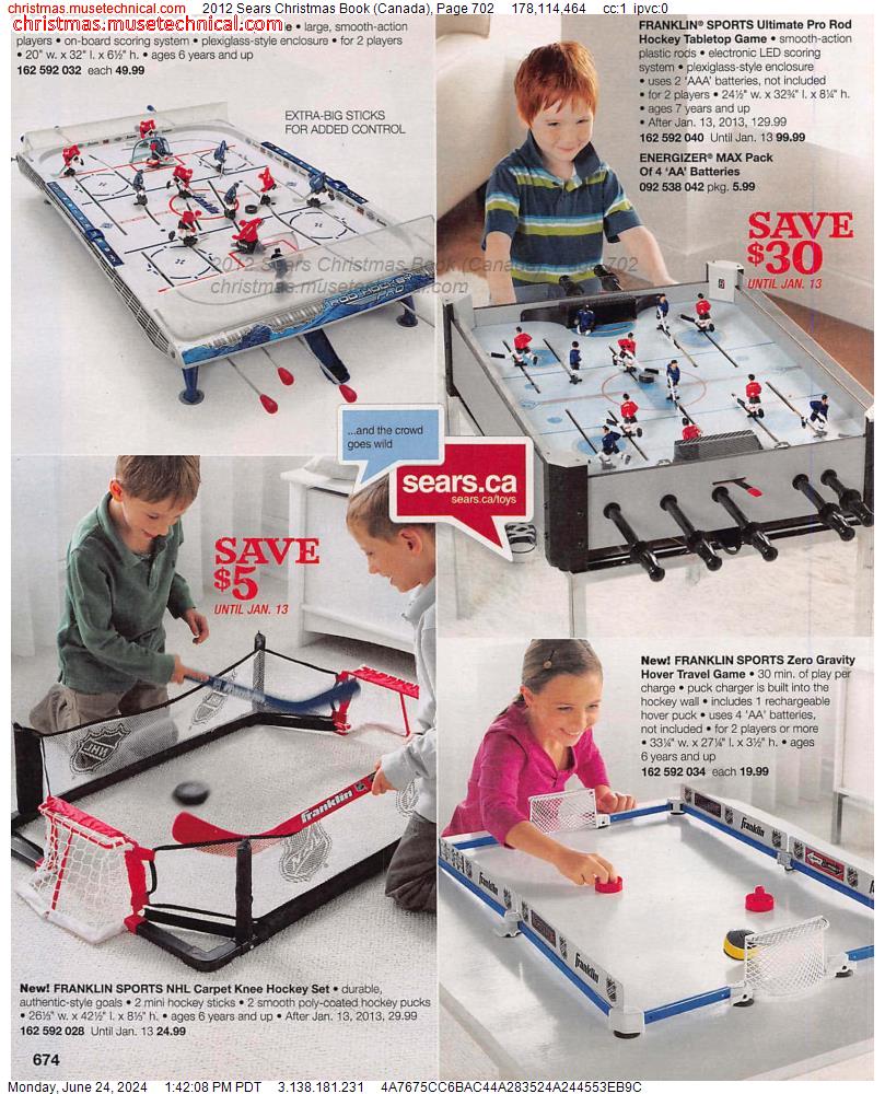 2012 Sears Christmas Book (Canada), Page 702