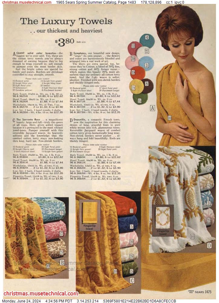 1965 Sears Spring Summer Catalog, Page 1483