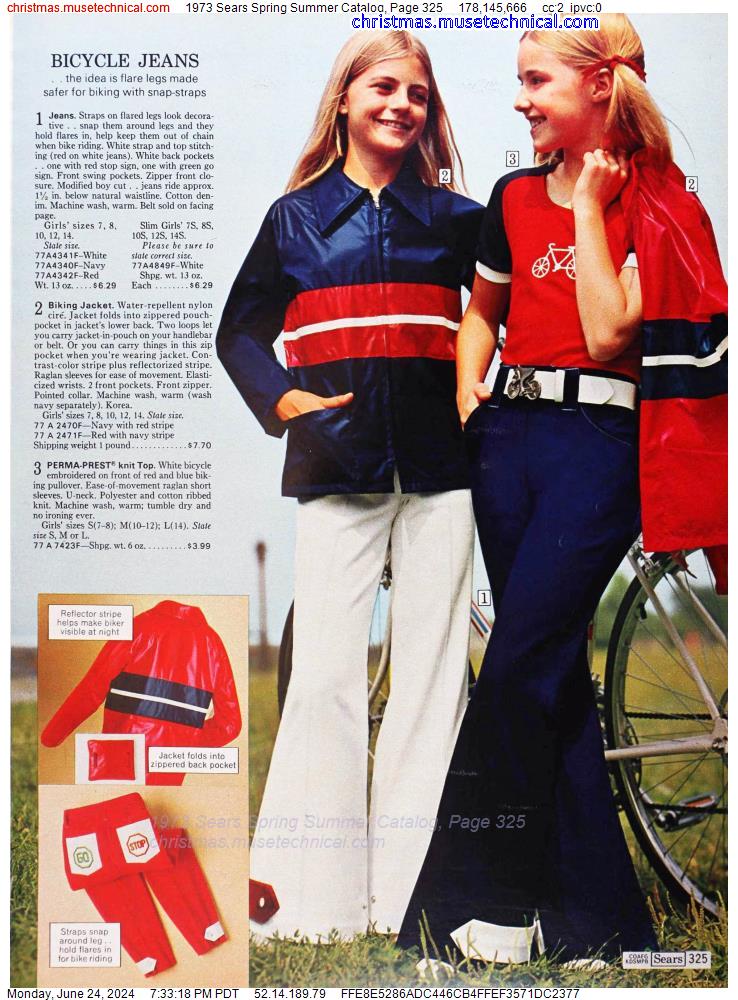1973 Sears Spring Summer Catalog, Page 325