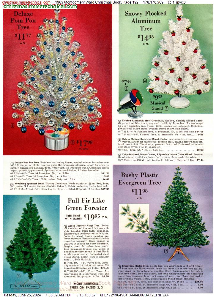 1963 Montgomery Ward Christmas Book, Page 192