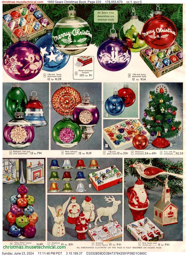 1950 Sears Christmas Book, Page 220