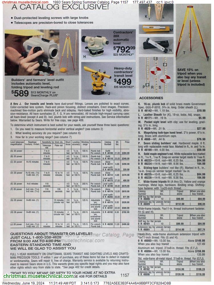 1993 Sears Spring Summer Catalog, Page 1157