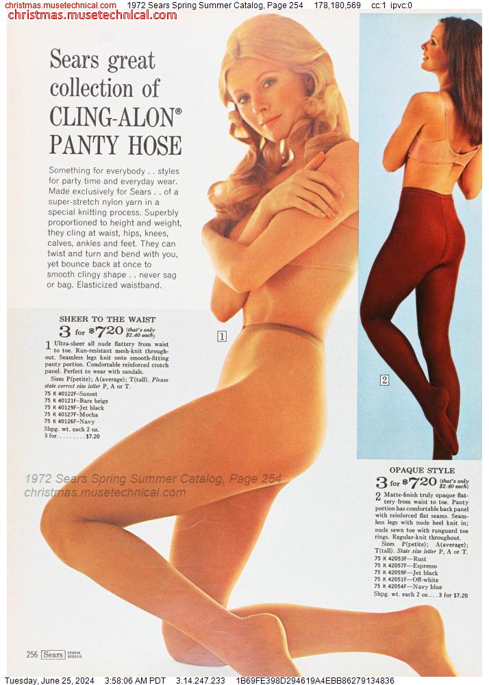 1972 Sears Spring Summer Catalog, Page 254