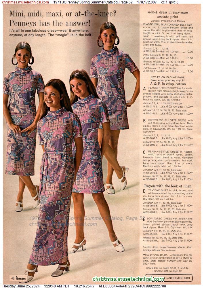 1971 JCPenney Spring Summer Catalog, Page 52