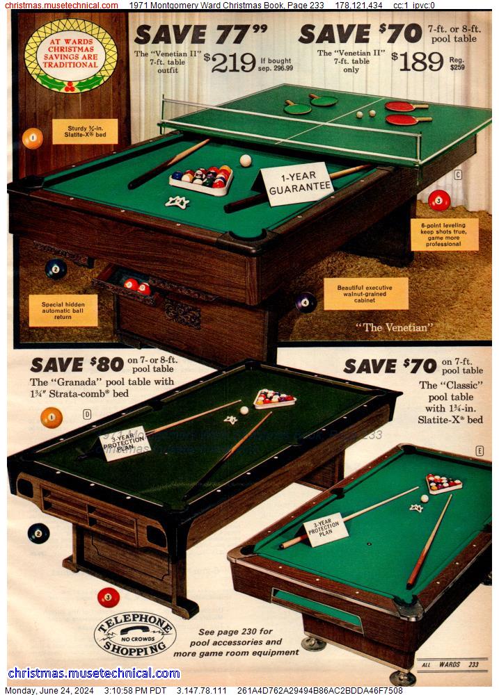 1971 Montgomery Ward Christmas Book, Page 233