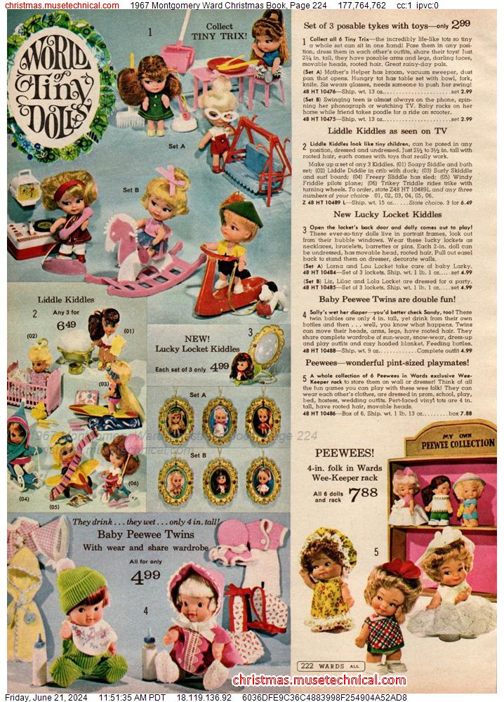 1967 Montgomery Ward Christmas Book, Page 224