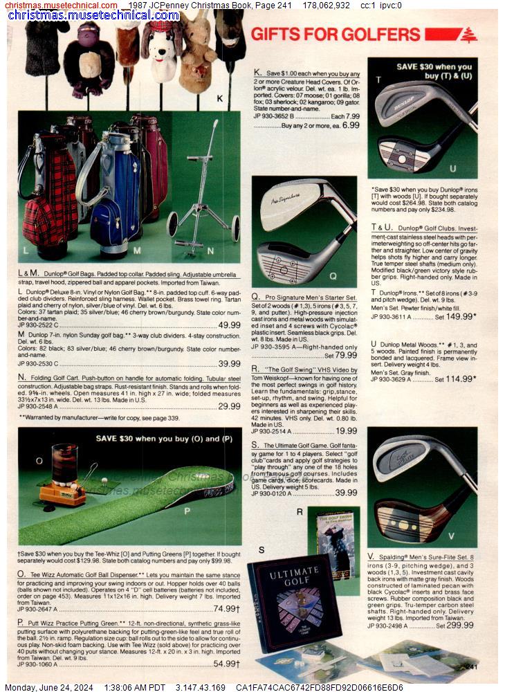 1987 JCPenney Christmas Book, Page 241