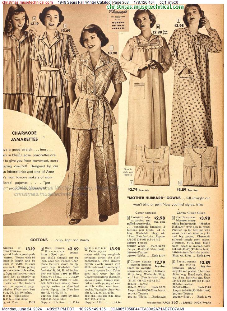 1948 Sears Fall Winter Catalog, Page 363