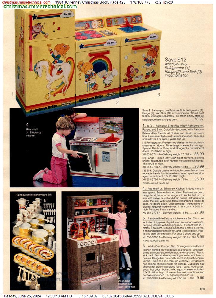 1984 JCPenney Christmas Book, Page 423