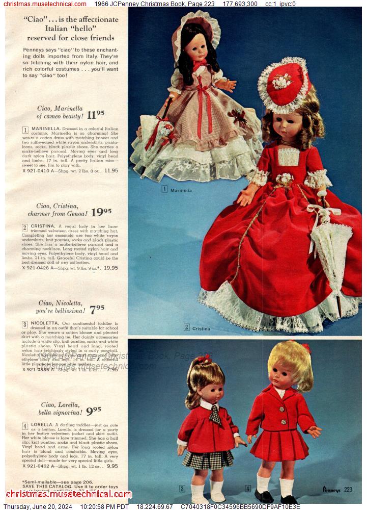 1966 JCPenney Christmas Book, Page 223