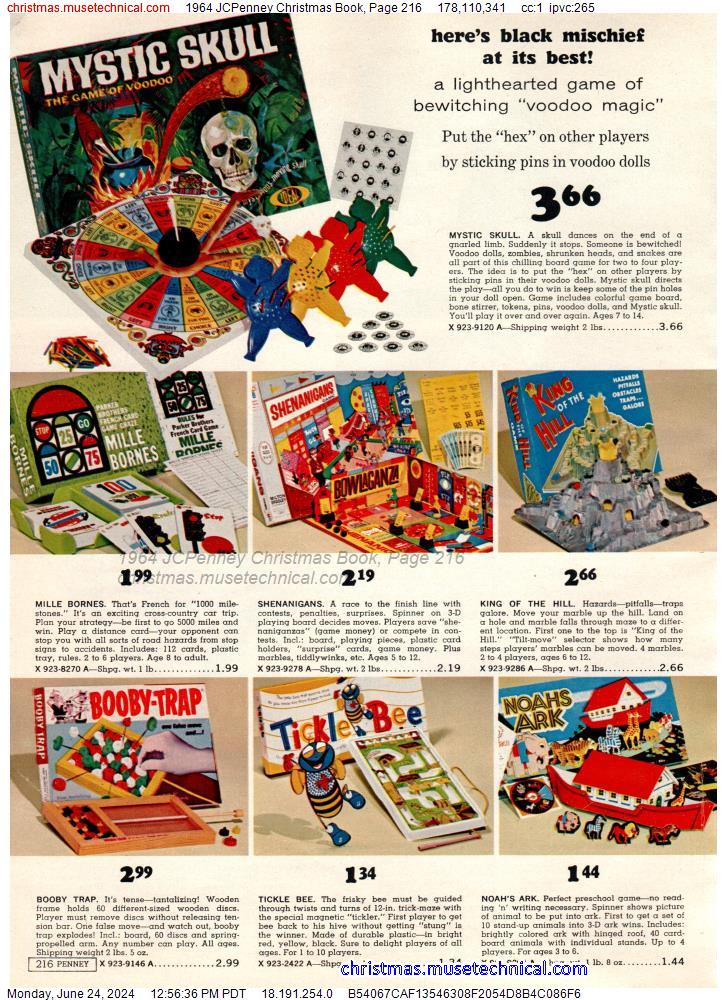 1964 JCPenney Christmas Book, Page 216