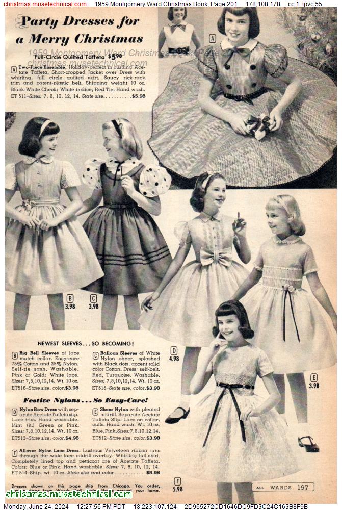 1959 Montgomery Ward Christmas Book, Page 201