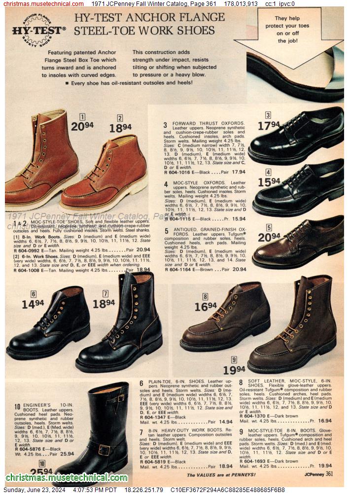 1971 JCPenney Fall Winter Catalog, Page 361