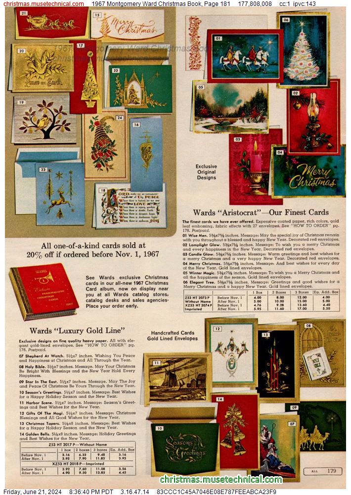 1967 Montgomery Ward Christmas Book, Page 181