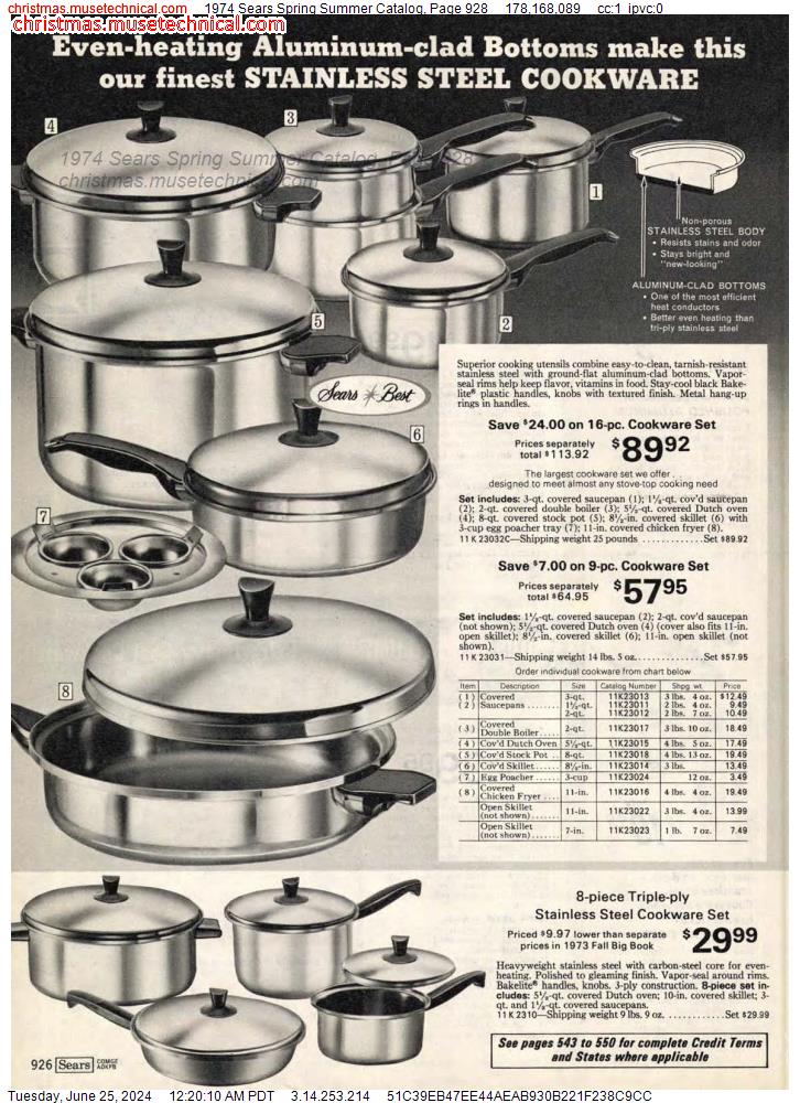 1974 Sears Spring Summer Catalog, Page 928