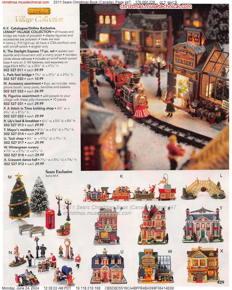 2011 Sears Christmas Book (Canada), Page 447