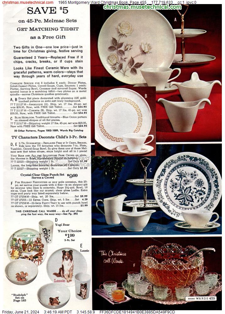1965 Montgomery Ward Christmas Book, Page 455