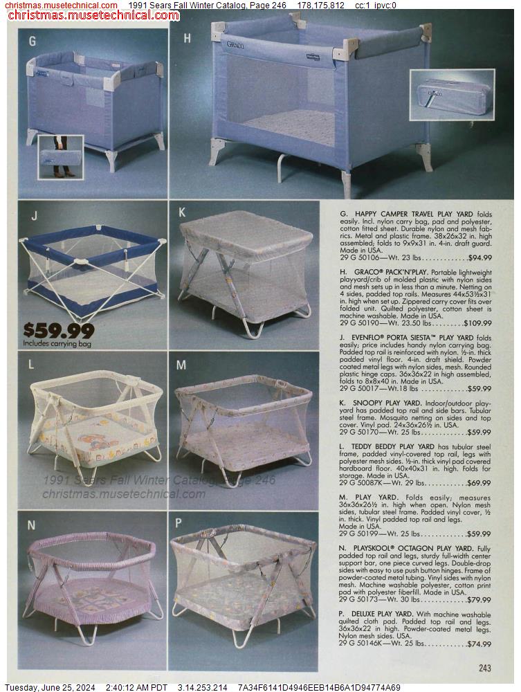 1991 Sears Fall Winter Catalog, Page 246
