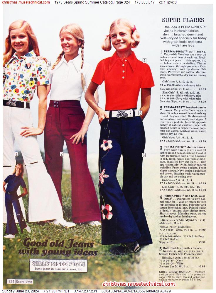 1973 Sears Spring Summer Catalog, Page 324