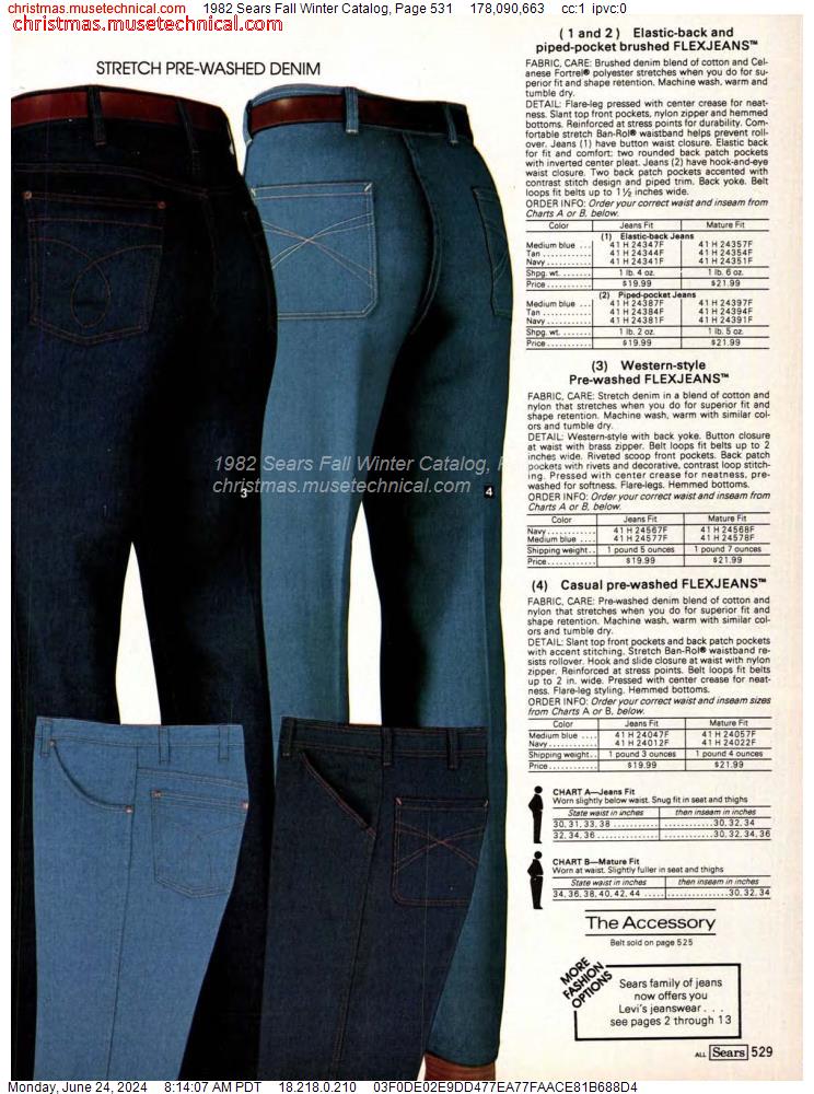 1982 Sears Fall Winter Catalog, Page 531