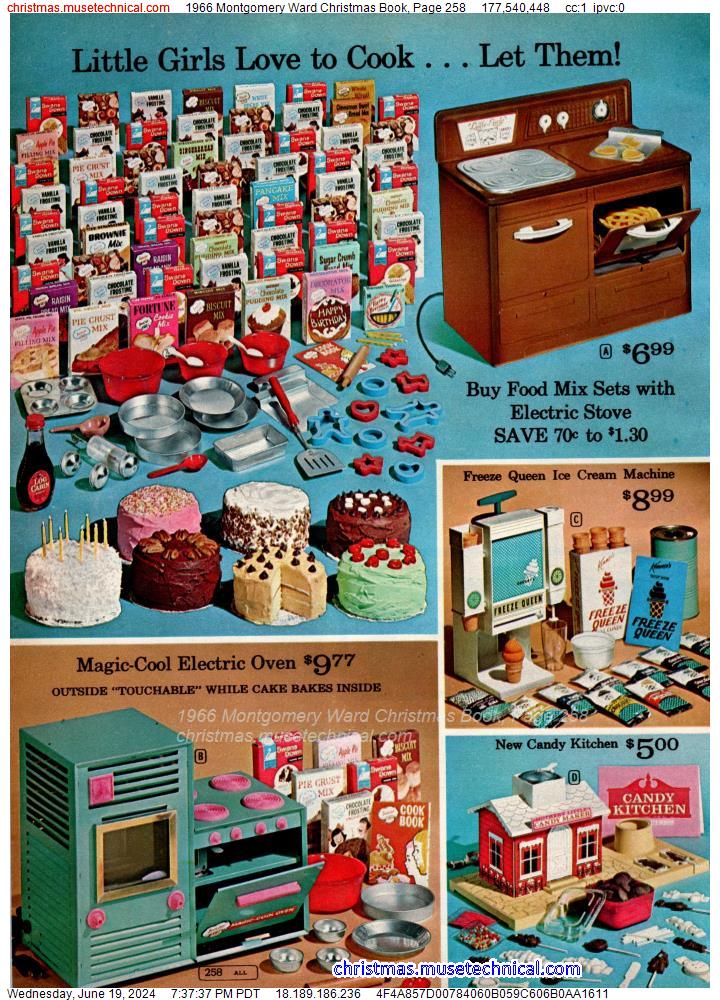 1966 Montgomery Ward Christmas Book, Page 258