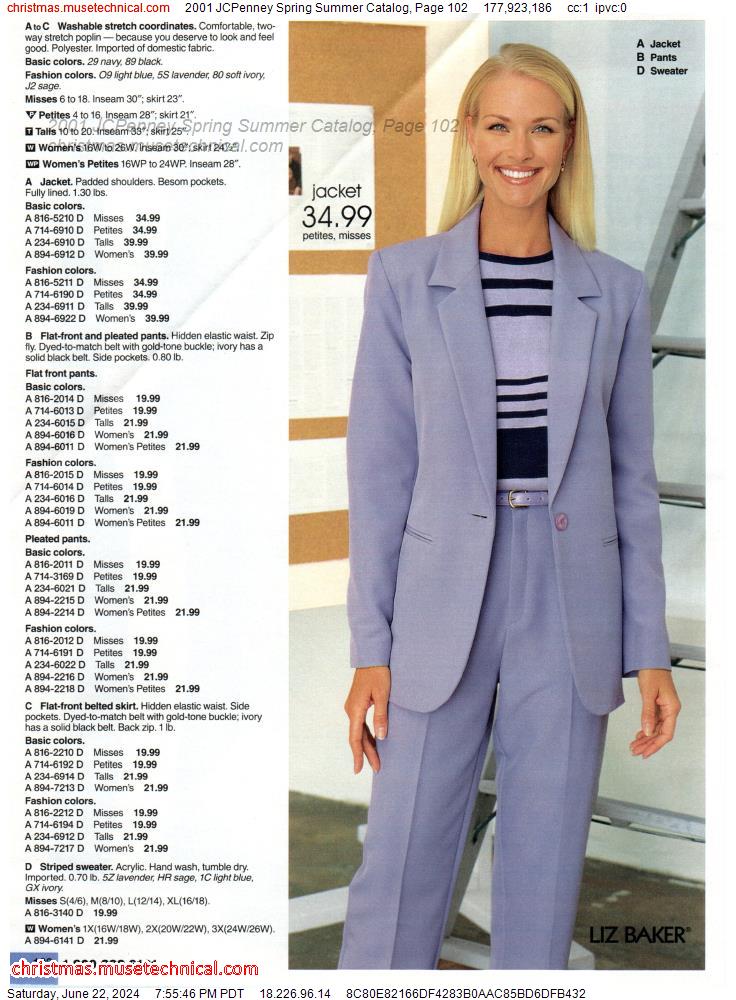 2001 JCPenney Spring Summer Catalog, Page 102