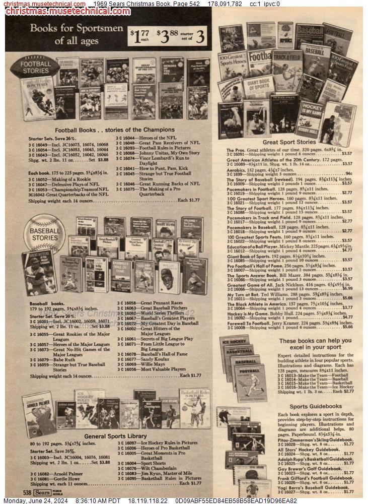 1969 Sears Christmas Book, Page 542