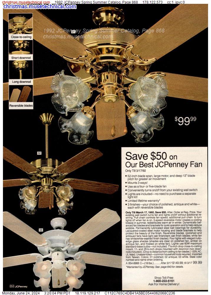 1992 JCPenney Spring Summer Catalog, Page 868