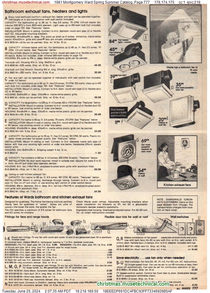 1981 Montgomery Ward Spring Summer Catalog, Page 777